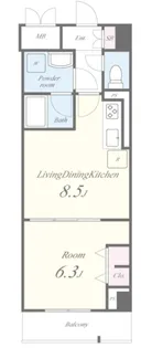 JPT RESIDENCE【9階】の間取り