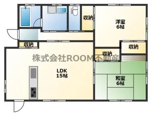 宮崎県都城市上水流町【一戸建】の間取り
