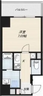 大阪府大阪市東成区中道2【マンション】の間取り