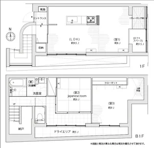 東京都新宿区新宿7【マンション】の間取り