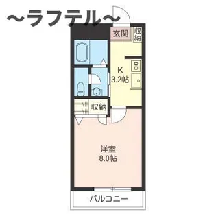 埼玉県所沢市くすのき台3【アパート】の間取り