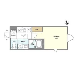 東京都杉並区方南2【マンション】の間取り