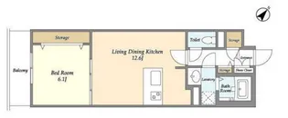 BLESS北新宿【5階】の間取り