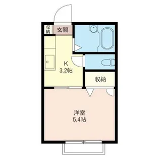 パル湘南台【2階】の間取り