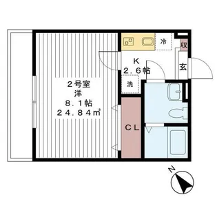AJ千葉【3階】の間取り