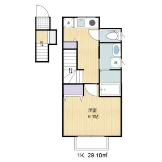 CCR-2018【2階】の間取り