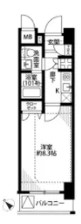 東京都台東区日本堤2【マンション】の間取り