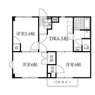 グリーンハイツ【1階】の間取り