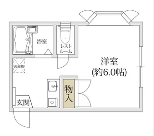 モンシャトー柴崎【1階】の間取り