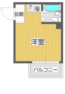 エアリーコート小阪【3階】の間取り