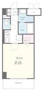 ラ・ビィNAKAZEN【5階】の間取り