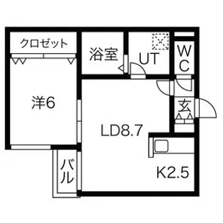 Felix中の島【4階】の間取り