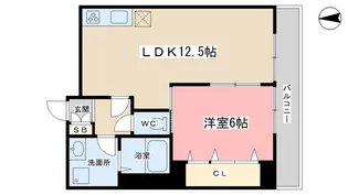 大生山科ビルヂング【4階】の間取り