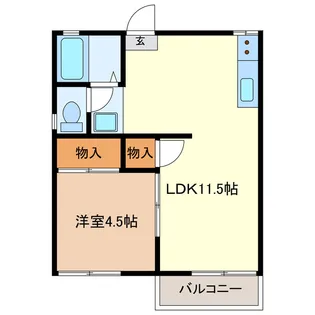 Cerezo(セレッソ)A棟【2階】の間取り