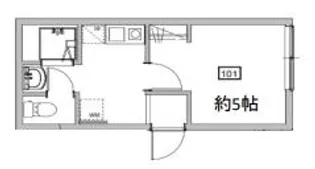OPEN RISE尾久銀座I【1階】の間取り