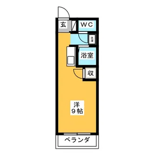グリーンガーデン春里【4階】の間取り