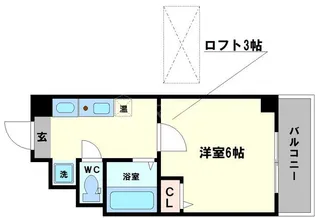 ハクユウ元町【8階】の間取り