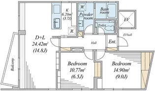 TER SOI.(テール ソワ.)【2階】の間取り