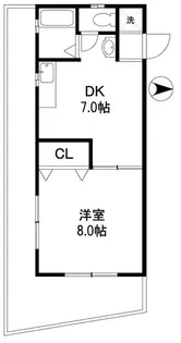 パークサイドA棟【2階】の間取り