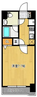 Flats KAKIYA235【7階】の間取り
