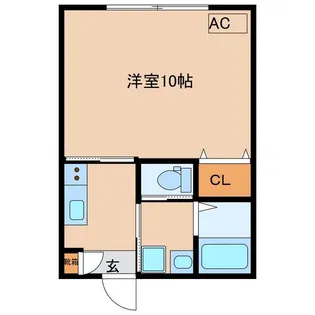ビエナすのりC棟【1階】の間取り