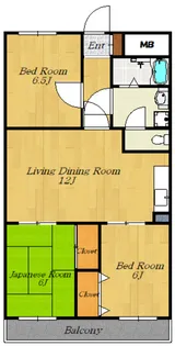 センチュリー21【2階】の間取り