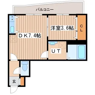 プリマベーラ発寒南【2階】の間取り