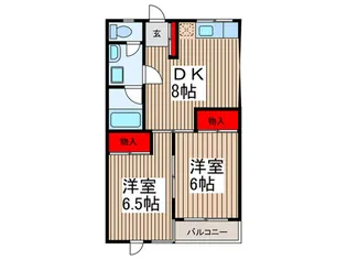 サンハイム芝A棟【3階】の間取り