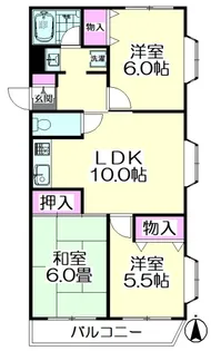 ベルウッドII【3階】の間取り