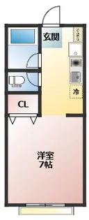 KSハイツI【2階】の間取り