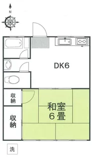コーポコトブキ【2階】の間取り