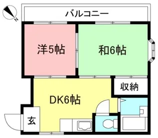 ハイツオオタケ【3階】の間取り