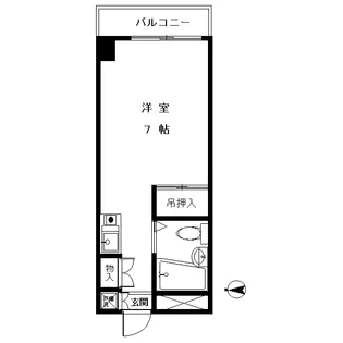 雄伸ビル【5階】の間取り