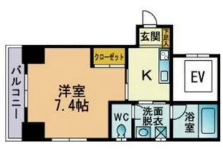 フェアリーコート日暮里【4階】の間取り