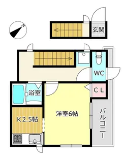 サングレースI【2階】の間取り