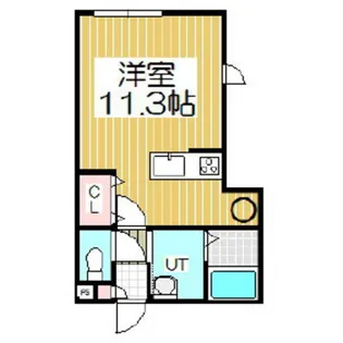 デリス・メゾン日の出【1階】の間取り