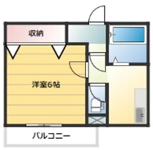 ヤマダハイツ【2階】の間取り