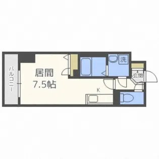 アルファスクエア北15条【3階】の間取り