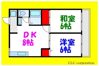 ライフインタカラ【5階】の間取り