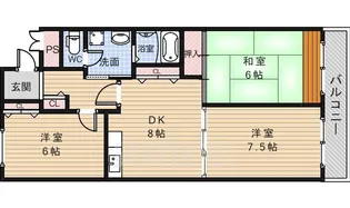 ポプラハウス【3階】の間取り