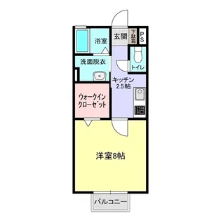 ラシェリール III【2階】の間取り