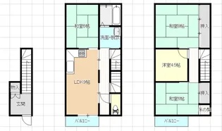 名城タウン大和町A【2階】の間取り