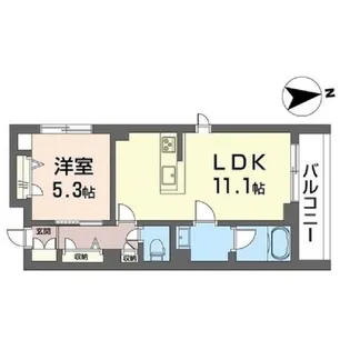 カーサレジオソーレ【2階】の間取り