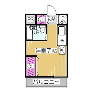 ヌーベルコート三国ヶ丘【5階】の間取り