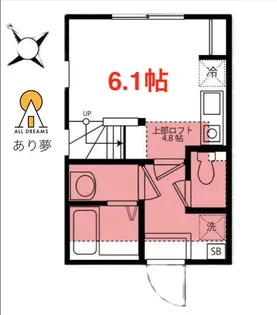 ハーミットクラブハウスマックーノ【2階】の間取り