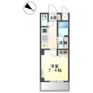 ル ボヌール ドゥ 三国ヶ丘【2階】の間取り