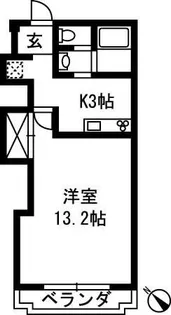 セゾン平成【2階】の間取り