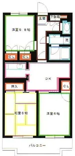 プライムアーバン武蔵小金井【1階】の間取り