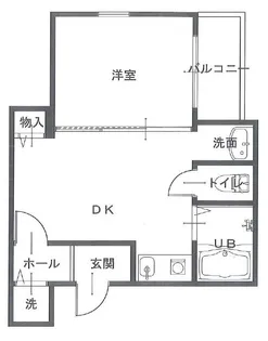 ソレイユ甲南【3階】の間取り