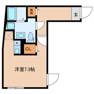 モデュロール渋谷本町【4階】の間取り